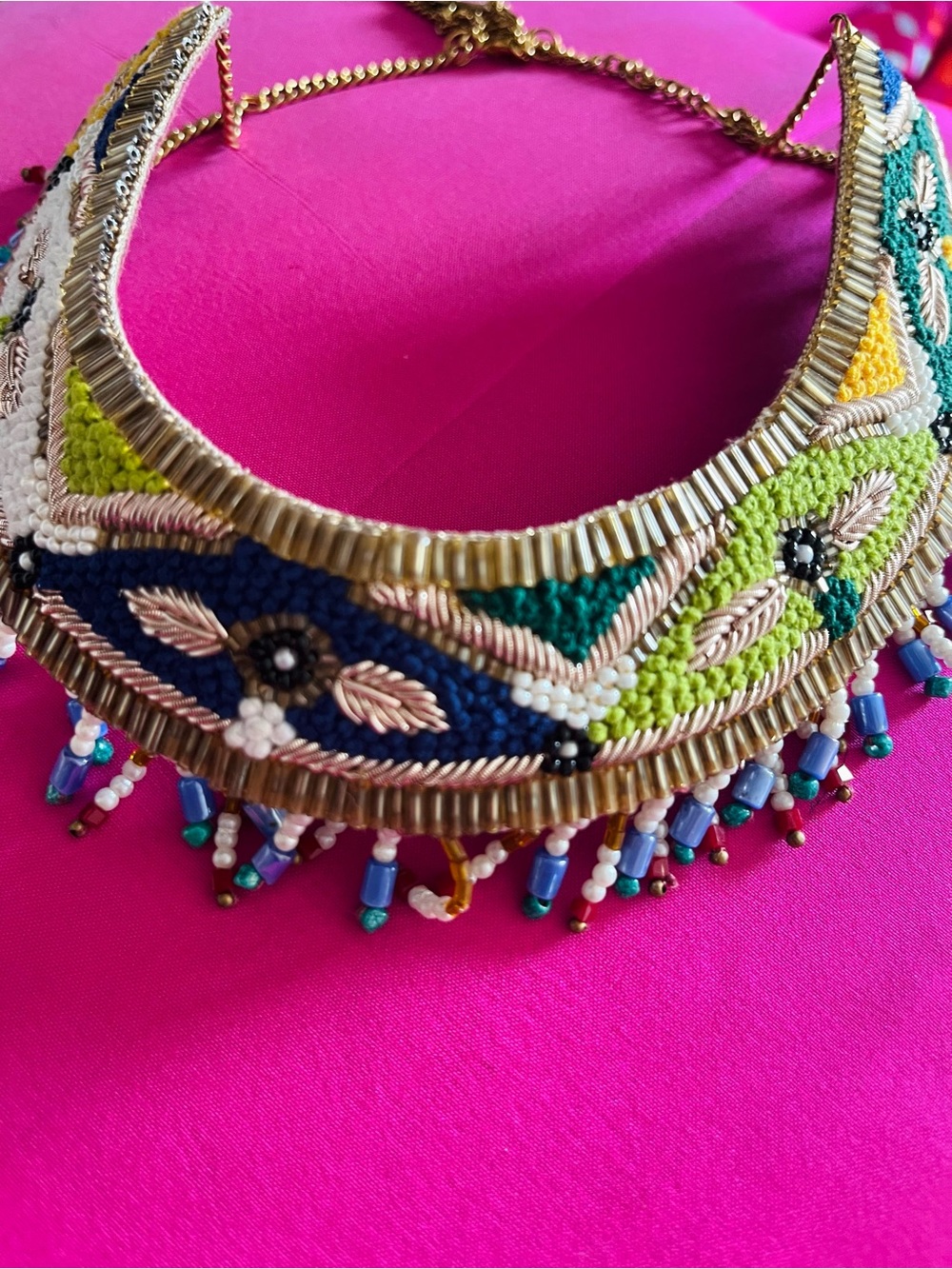 HIGH END BOHEMIAN INDIAN TRIBAL BOUTIQUE NECKLACE
